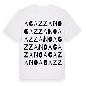 Agazzano ordlek t-shirt – ekologisk bomull t-shirt från Pinshirt