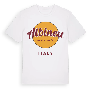Albinea cirkel t-shirt – ekologisk bomull t-shirt från Pinshirt