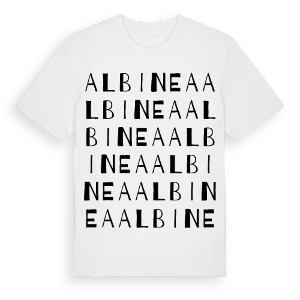 Albinea ordlek t-shirt – ekologisk bomull t-shirt från Pinshirt