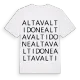 Alta Val Tidone ordlek t-shirt