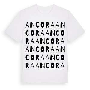 Ancora ordlek t-shirt – ekologisk bomull t-shirt från Pinshirt