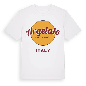 Argelato cirkel t-shirt – ekologisk bomull t-shirt från Pinshirt