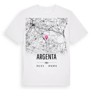 Argenta karta t-shirt – ekologisk bomull t-shirt från Pinshirt