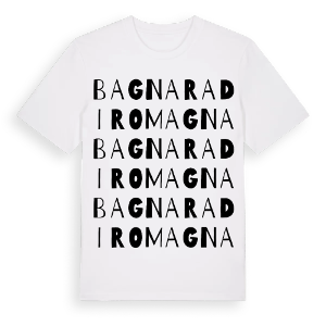 Bagnara di Romagna ordlek t-shirt – ekologisk bomull t-shirt från Pinshirt
