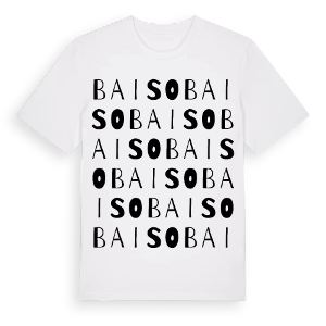 Baiso ordlek t-shirt – ekologisk bomull t-shirt från Pinshirt