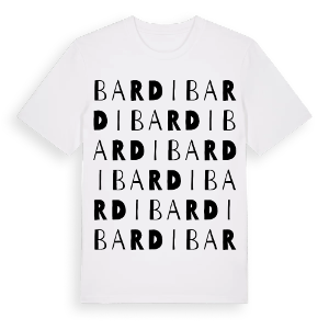 Bardi ordlek t-shirt – ekologisk bomull t-shirt från Pinshirt