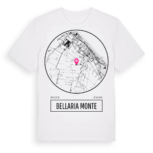 Bellaria Monte t-shirt – ekologisk bomull t-shirt från Pinshirt