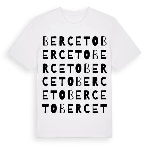 Berceto ordlek t-shirt – ekologisk bomull t-shirt från Pinshirt