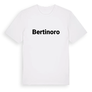 Bertinoro fetstil t-shirt – ekologisk bomull t-shirt från Pinshirt