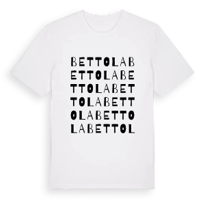 Bettola ordlek t-shirt – ekologisk bomull t-shirt från Pinshirt