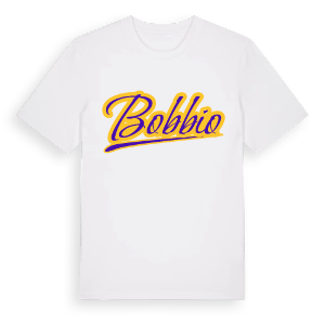 Bobbio baseball t-shirt – ekologisk bomull t-shirt från Pinshirt
