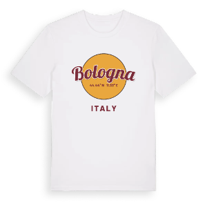 Bologna cirkel t-shirt – ekologisk bomull t-shirt från Pinshirt