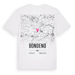 Bondeno karta t-shirt – ekologisk bomull t-shirt från Pinshirt
