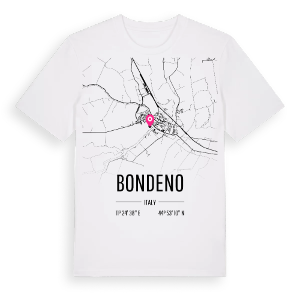 Bondeno karta t-shirt – ekologisk bomull t-shirt från Pinshirt