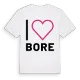 Jag älskar Bore t-shirt stort tryck