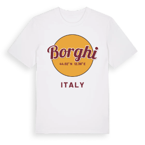 Borghi cirkel t-shirt – ekologisk bomull t-shirt från Pinshirt