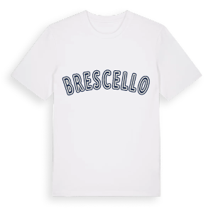 Brescello college t-shirt – ekologisk bomull t-shirt från Pinshirt