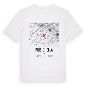 Brisighella karta t-shirt – ekologisk bomull t-shirt från Pinshirt