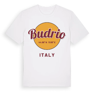 Budrio cirkel t-shirt – ekologisk bomull t-shirt från Pinshirt