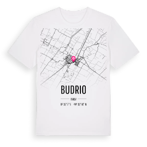 Budrio karta t-shirt – ekologisk bomull t-shirt från Pinshirt