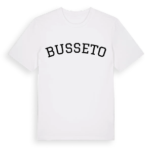 Busseto böjd t-shirt – ekologisk bomull t-shirt från Pinshirt