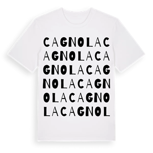 Cagnola ordlek t-shirt – ekologisk bomull t-shirt från Pinshirt