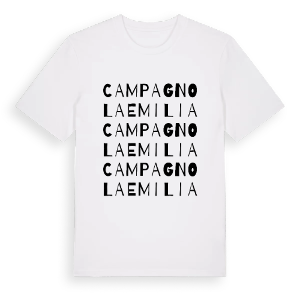 Campagnola Emilia ordlek t-shirt – ekologisk bomull t-shirt från Pinshirt