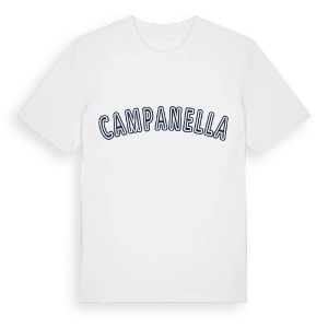 Campanella college t-shirt – ekologisk bomull t-shirt från Pinshirt