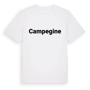 Campegine fetstil t-shirt – ekologisk bomull t-shirt från Pinshirt
