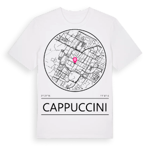 Cappuccini t-shirt – ekologisk bomull t-shirt från Pinshirt