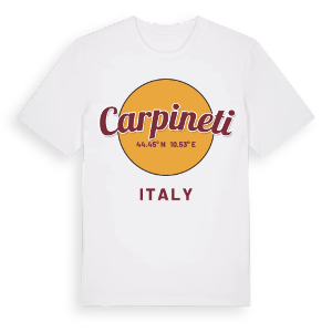 Carpineti cirkel t-shirt – ekologisk bomull t-shirt från Pinshirt
