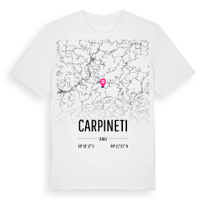 Carpineti karta t-shirt – ekologisk bomull t-shirt från Pinshirt