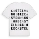 Castel Maggiore ordlek t-shirt