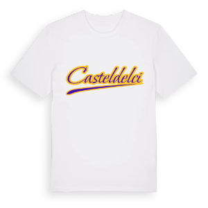 Casteldelci baseball t-shirt – ekologisk bomull t-shirt från Pinshirt
