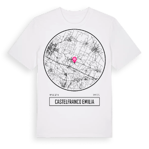 Castelfranco Emilia t-shirt – ekologisk bomull t-shirt från Pinshirt