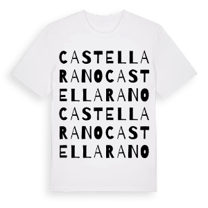 Castellarano ordlek t-shirt – ekologisk bomull t-shirt från Pinshirt