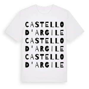 Castello d'Argile ordlek t-shirt – ekologisk bomull t-shirt från Pinshirt