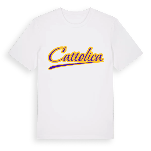 Cattolica baseball t-shirt – ekologisk bomull t-shirt från Pinshirt