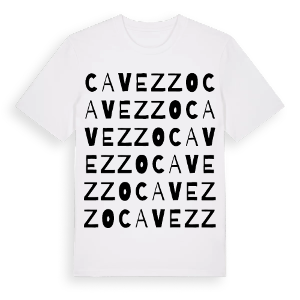 Cavezzo ordlek t-shirt – ekologisk bomull t-shirt från Pinshirt