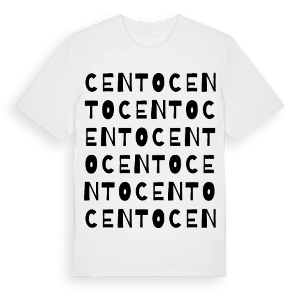 Cento ordlek t-shirt – ekologisk bomull t-shirt från Pinshirt