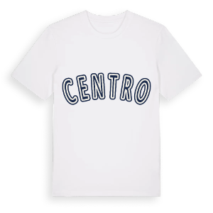 Centro college t-shirt – ekologisk bomull t-shirt från Pinshirt