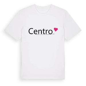 Centro hjärta t-shirt – ekologisk bomull t-shirt från Pinshirt