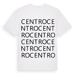 Centro ordlek t-shirt – ekologisk bomull t-shirt från Pinshirt