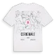 Cerignale karta t-shirt