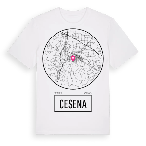 Cesena t-shirt – ekologisk bomull t-shirt från Pinshirt