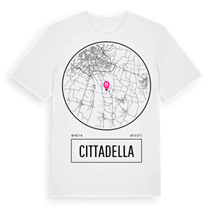 Cittadella t-shirt – ekologisk bomull t-shirt från Pinshirt