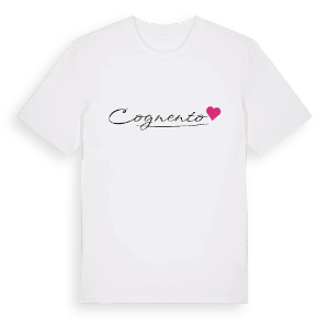 Cognento hjärta t-shirt – ekologisk bomull t-shirt från Pinshirt