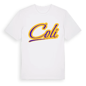 Coli baseball t-shirt – ekologisk bomull t-shirt från Pinshirt
