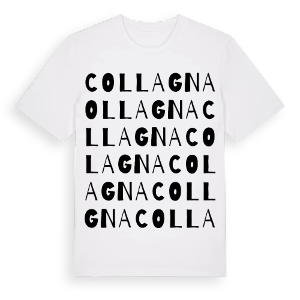 Collagna ordlek t-shirt – ekologisk bomull t-shirt från Pinshirt