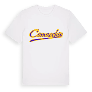 Comacchio baseball t-shirt – ekologisk bomull t-shirt från Pinshirt